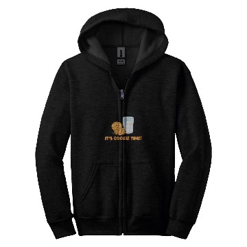 Discover Its Cookie Time Cookies and Milk Zip Hoodies