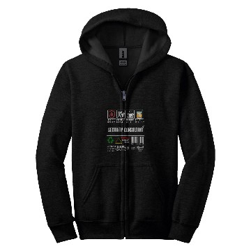 Discover Security Consultant Packaging Handling Coffee Whiskey Zip Hoodies