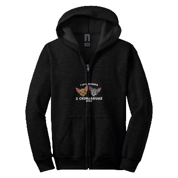 Discover I Was Normal Two Chihuahuas Ago Chihuahua Dog Zip Hoodies