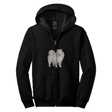 Discover Samoyed Dog Zip Hoodies