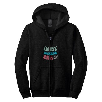 Discover In My Horror Era Thriller Book Author Reader Scary Zip Hoodies