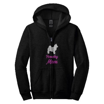 Discover Pomsky Owner Dog Mom Apparel Zip Hoodies