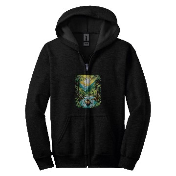 Discover Kayaking Kayak Canoe Nature Canoeing Paddling Zip Hoodies