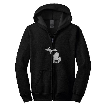 Discover Weimaraner Michigan Dog Lover Zip Hoodies