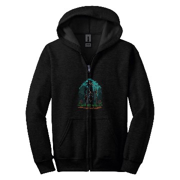 Discover Pixelated 16 Bit Digitized Plague Doctor Retro vintages Pixel 2 Zip Hoodies