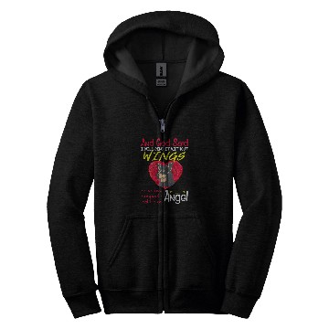 Discover Lancashire Heeler Angel Without Wings Gift Zip Hoodies