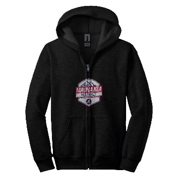 Discover Mauna Kea Cycling Hawaii Zip Hoodies