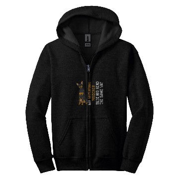 Discover Miniature Pinscher Min Pin Dog 3 Zip Hoodies