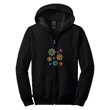 Discover Stylish Pattern Creative Art Modern Artwork Drawing Zip Hoodies