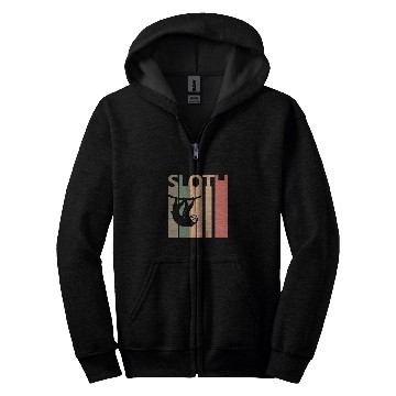 Discover Sloth Lazy Zip Hoodies