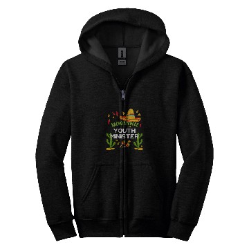 Discover Nacho Average Youth Minister Cinco De Mayo Zip Hoodies