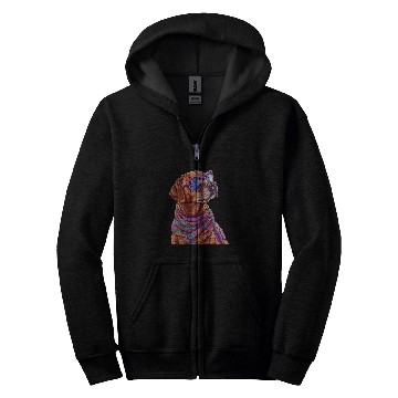 Discover Labrador vintages Style 3 Zip Hoodies