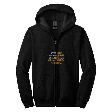Discover Never Seen Sad Person Walking Schnoodle Zip Hoodies