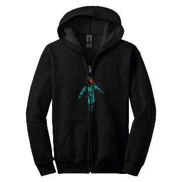 Discover Lonely Astronaut Zip Hoodies