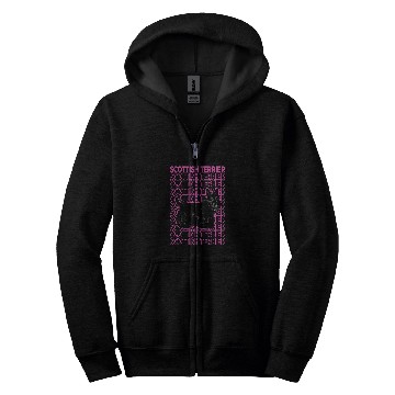 Discover Dog Scottish Terrier Pastel Aesthetic Zip Hoodies