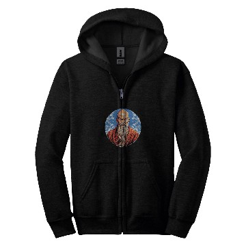 Discover Lao Tzu 8 Bit 1 Zip Hoodies