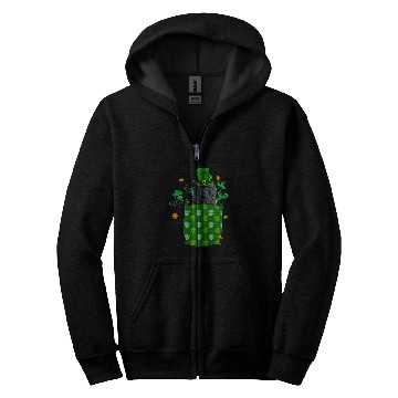 Discover St  Patricks Day Newfoundland In Pocket Shamrocks Lover Zip Hoodies