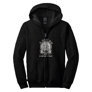 Discover Poodle owner dog does not stroke Zip Hoodies