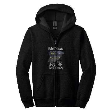 Discover Airplane Pilot Design For Airline Captain Pilot Mom 1 Zip Hoodies