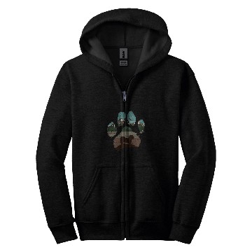 Discover Lhasapoo Paw Mom Dad Dog Lover Women Zip Hoodies