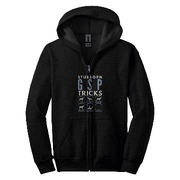 Discover Stubborn German Shorthaired Pointer Tricks Dog Training Zip Hoodies