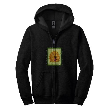 Discover Dog Goldendoodle Postage Stamp Goldendoodle Dog Zip Hoodies