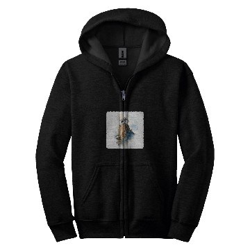 Discover Mountain Climbing Elephant Adventure Peak Strength Zip Hoodies