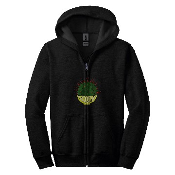 Discover The Lemon Cactus Zip Hoodies