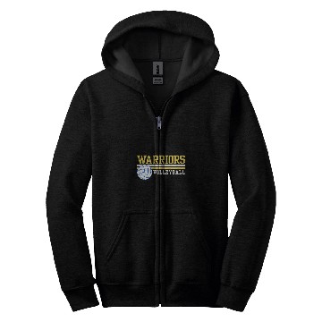 Discover Warriors Volleyball Line Zip Hoodies