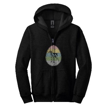 Discover Happy Easter Egg German Shorthaired Pointer Dog Easter Day Zip Hoodies