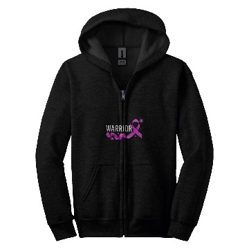 Discover Warrior Epilepsy Awareness Month Purple Support Graphic Zip Hoodies