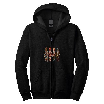 Discover Nutcracker Squad Ballet Dance Matching Family Christmas Xmas Zip Hoodies