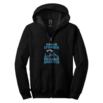 Discover Skydiving Parachute I Do Random Gravity Checks Zip Hoodies