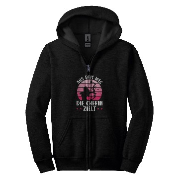 Discover Womens Archery The Chefin Aims Archery Zip Hoodies