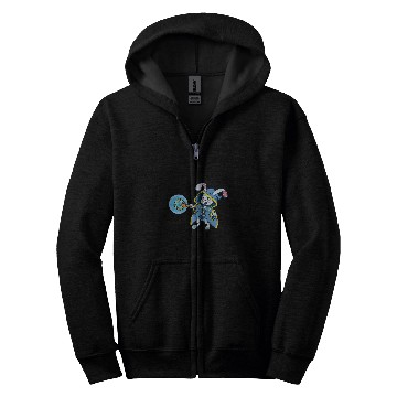 Discover Wizard rabbit Zip Hoodies