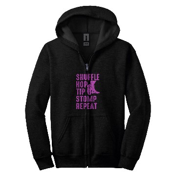 Discover Tap Dance 2Shuffle Hop Tip Stomp Repeat Zip Hoodies