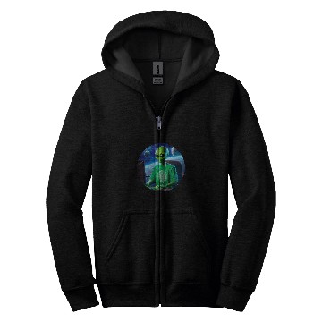 Discover Alien programmer Elite Coder Software Engineering Guru Zip Hoodies