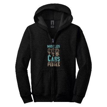Discover Muscle Carss Three Pedal Manual Gear Car Driver 21 Zip Hoodies