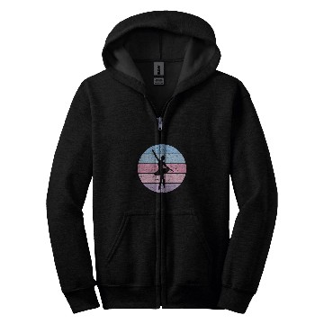 Discover Retro Ballet vintages Cute Ballerina Dance Zip Hoodies