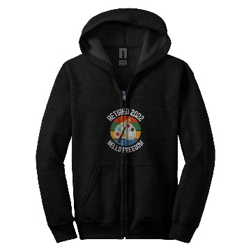 Discover Retired Painter Hello Freedom Artist 1 Zip Hoodies