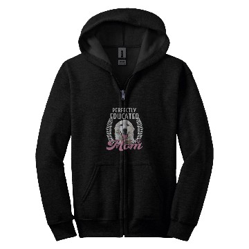 Discover Womens Pyrenean Mountain Perfectly Educated Mom Dog Great Pyrenees Zip Hoodies