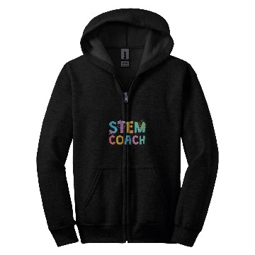 Discover Stem Coachs Science Technology Engineering Math Coaches 21 Zip Hoodies