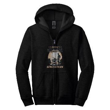 Discover Low Voltage Technician Funny BBQ Chef or Grill Fun Zip Hoodies