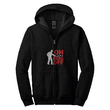 Discover Oh Bug Off  Exterminator  Pest Control Zip Hoodies