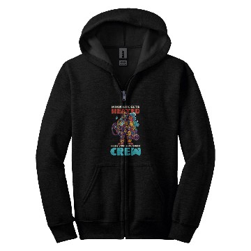 Discover Life Gets Heated Cool Down Crew Design Firefighter Zip Hoodies
