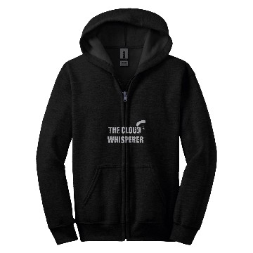 Discover The Cloud Whisperer Funny Parachuting Skydiving Zip Hoodies