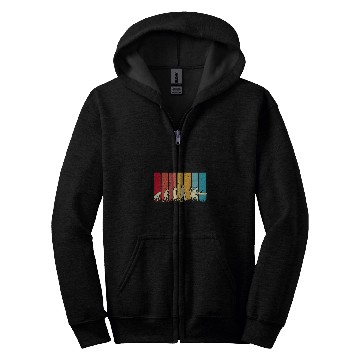Discover Developer Evolution Retro Computer Scientist Programmer 2 Zip Hoodies