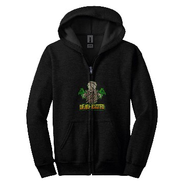 Discover Zombie Baseball Player Scary Baseball Halloween Zip Hoodies