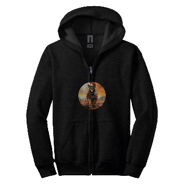 Discover Miniature Pinscher Mars Funny Dog Astronaut Zip Hoodies