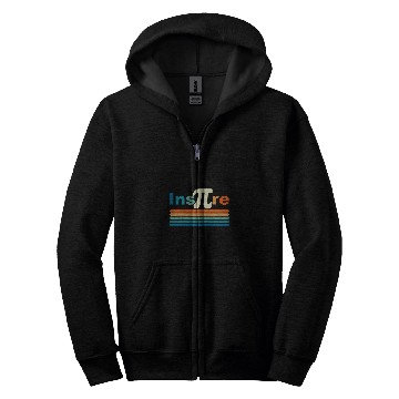 Discover Inspire Pi Day Math Science Teacher Geek Nerd STEM Student Zip Hoodies